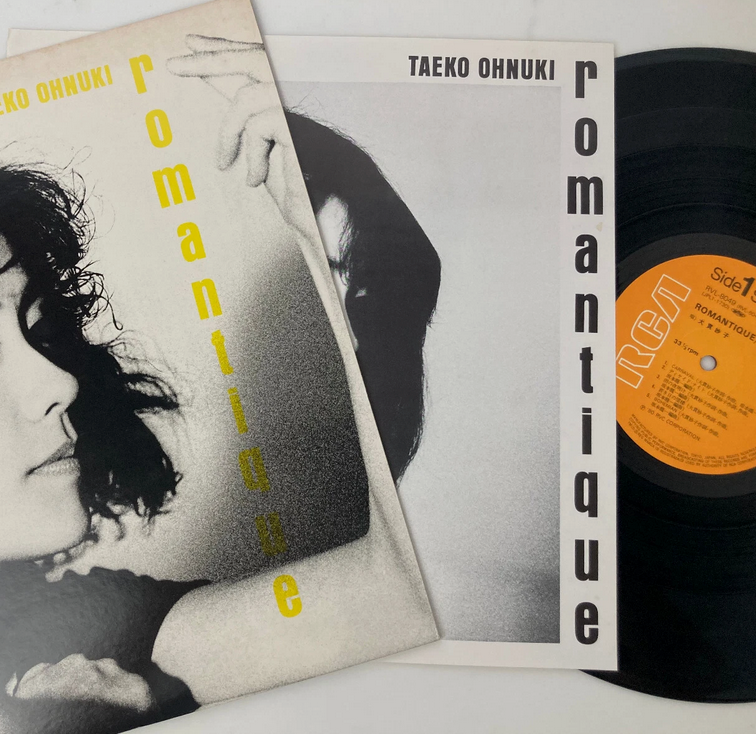 【都会の夜を纏うロマンティーク】 Taeko Onuki（大貫妙子）/ Romantique（RCA / RVL-8049 / 1980 Japan / 帯付き / LP）