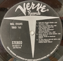 【静寂の中に息づくジャズの叙情】 Bill Evans Trio / Jazz '65（Verve / V6-8613 / US / Stereo / Gatefold / LP）