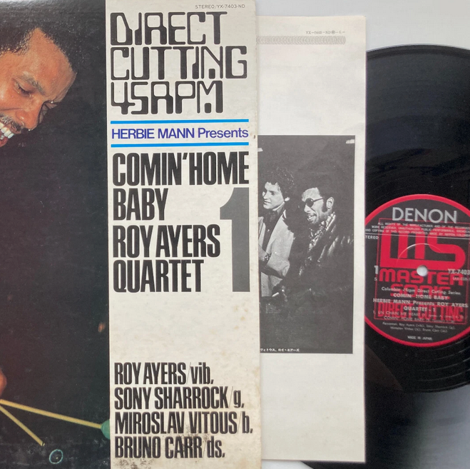 【極上モダン・ジャズの隠れ名盤】 Roy Ayers Quartet / Comin’ Home Baby（Denon / YX-7403-ND / Japan）
