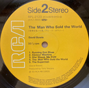 【異端と革新のはじまり】David Bowie / The Man Who Sold The World（RCA / RPL-2123 / Japan / LP / 帯付き）