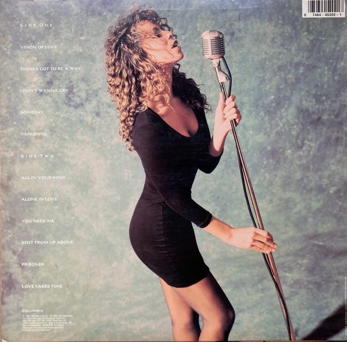 【90年代ポップの幕開けを告げた奇跡のデビュー】Mariah Carey / Mariah Carey（Columbia / C 45202 / 1990 / US Original LP）