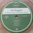 【奇跡のセッション、一発録りの緊張感】Art Pepper / Art Pepper Meets The Rhythm Section（Contemporary Records / UCJO-9 / Japan）