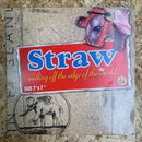 Straw sailing off the edge of the world