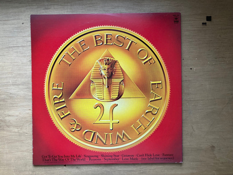Earth, Wind & Fire The Best Of ~ Vol. I CBS/Sony 25AP 1190 Japan1