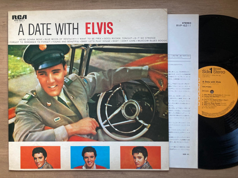 ELVIS PRESLEY A DATE WITH ELVIS RCA RVP6211 JAPAN VINYL LP0