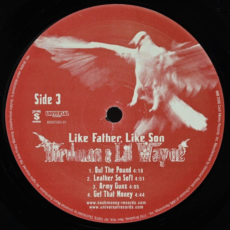 Birdman & Lil Wayne / Like Father, Like Son 2006 US 2LP Vinyl TMIX, T-Pain4