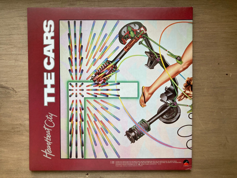 CARS HEARTBEAT CITY ELEKTRA P-11463 with OBI Japan LP Vinyl EX1