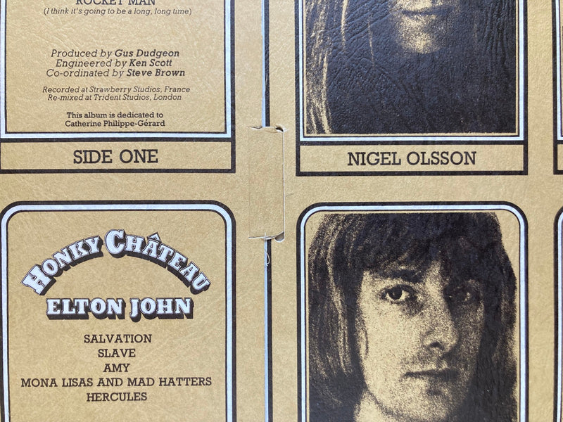 ELTON JOHN HONKY CHATEAU DJM IFP-80566 with OBI Japan LP Red Vinyl2