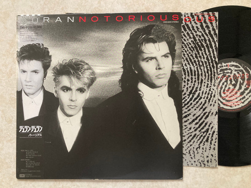 DURAN DURAN NOTORIOUS JAPAN VINYL LP OBI EMS-912020