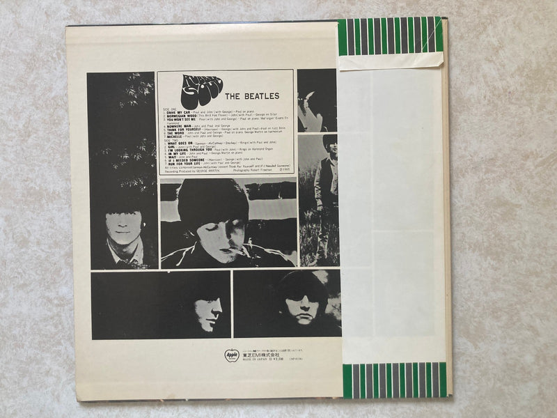 The Beatles Rubber Soul Apple Records AP-8156 Japan VINYL LP OBI1