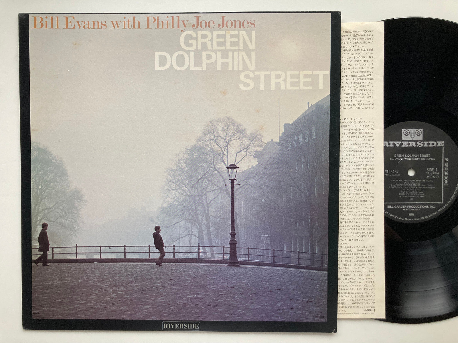 BILL EVANS GREEN DOLPHIN STREET RIVERSIDE SMJ6247 Japan INSERT VINYL 12