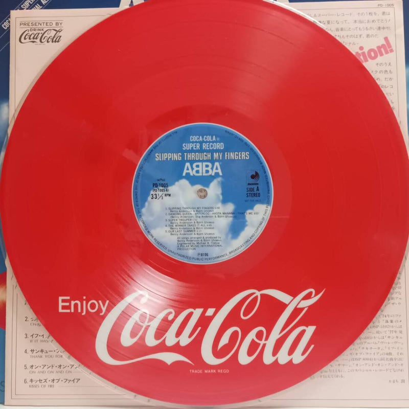 "Novelty" ABBA Slipping Through My Fingers Coca-Cola Super Record 12" LP PD-10051