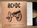 AC/DC For Those About To Rock (We Salute You) Atlantic P-11068A Japan VINYL LP0