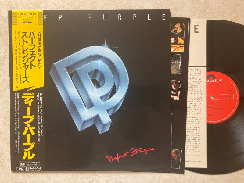 DEEP PURPLE PERFECT STRANGERS 25MM 0401 VINYL JAPAN LP OBI0