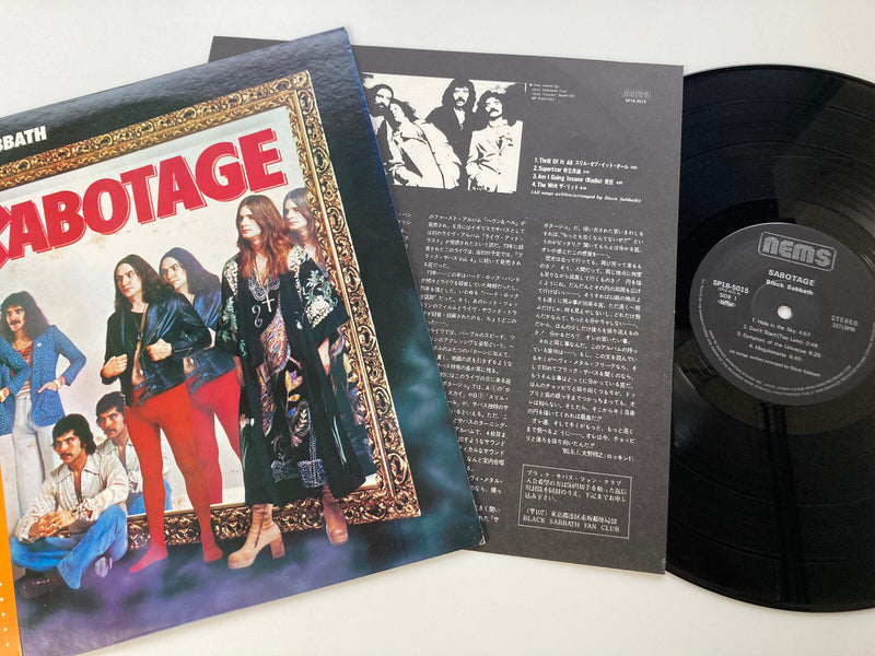 BLACK SABBATH / SABOTAGE / NEMS / OBI SP18-5015 JAPAN2