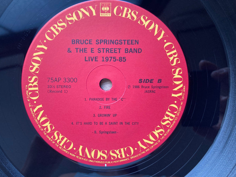 Bruce Springsteen – Live/1975-85 Japan LP OBI VINYL 75AP 3300-4 5LPs BOX SET6