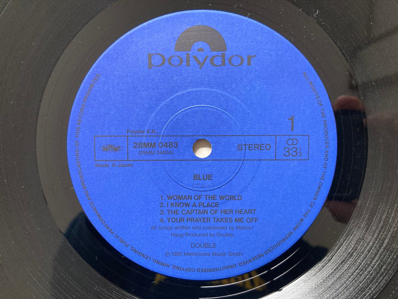 DOUBLE BLUE POLYDOR 28MM0483 Japan OBI INSERT VINYL LP3