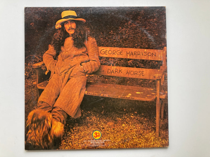 GEORGE HARRISON / DARK HORSE JAPAN ISSUE LP W/ OBI, INNER, INSERT*21