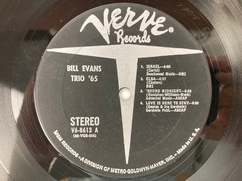 Bill Evans Trio Jazz '65 V6-8613 Gate Fold Verve Stereo US LP Records6