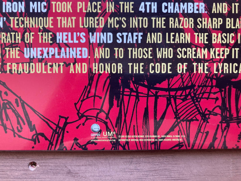 Genius / GZA ‎– Liquid Swords  2 × Vinyl, LP, Album, Reissue  2015  Sealded3