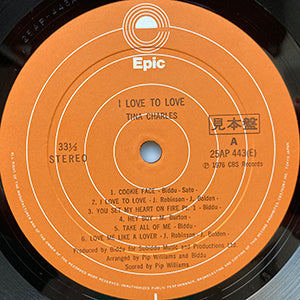 見本盤 TINA CHARLES / I LOVE TO LOVE / EPIC / 25AP 443