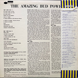 BUD POWELL / THE AMAZING / BLUE NOTE / 東芝EMI LNJ-70076 ホワイト 見本盤