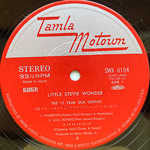 STEVIE WONDER / 12YEAR OLD GENIUS / MOTOWN / SWX-6104