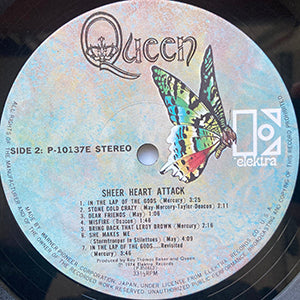 QUEEN / SHEER HEART ATTACK / ELEKTRA / P-10137E