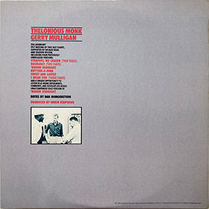 THELONIOUS MONK / GERRY MULLIGAN / ROUND MIDNIGHT / MILESTONE / M-47067