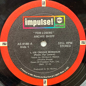 ARCHIE SHEPP / FOR LOSERS / IMPULSE / AS-9188