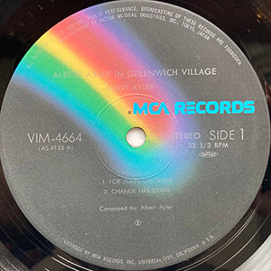 ALBERT AYLER / IN GREENWICH VILLAGE / IMPULSE / VIM-4664