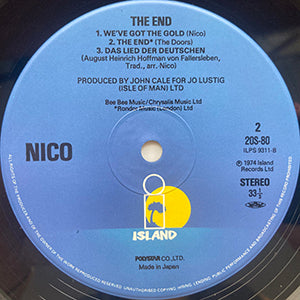 NICO / THE END... / POLYDOR / 20S 80