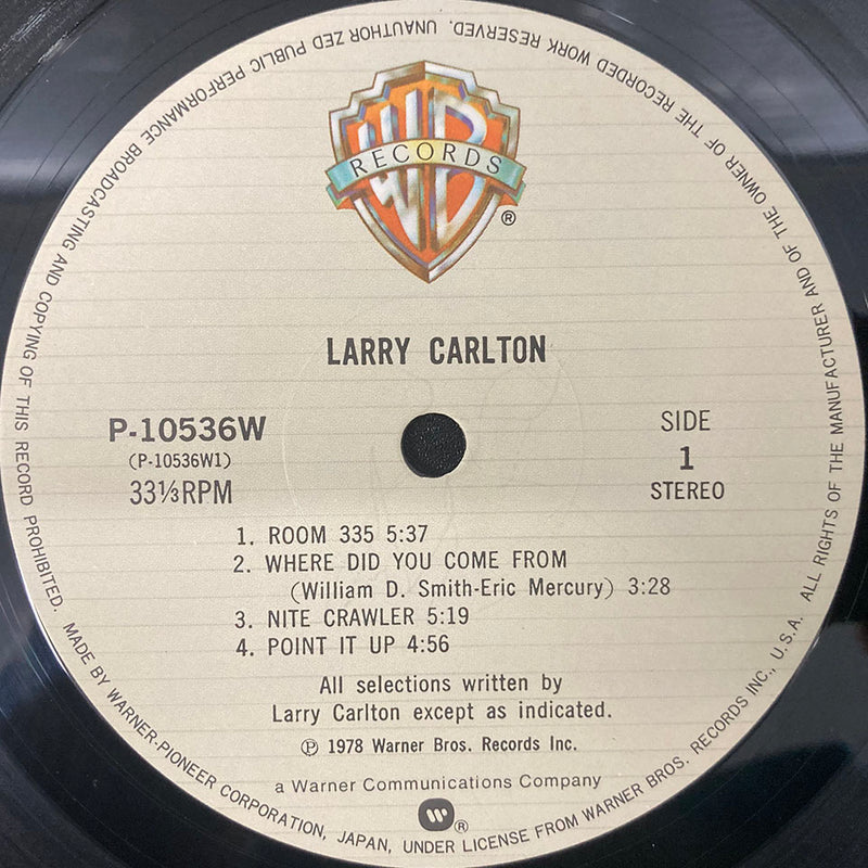 LARRY CARLTON / SAME / WARNER / P-10536