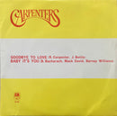 【キャッチー・ポップ】 カーペンターズ（Carpenters） / GOODBYE TO LOVE（A&M / Q-20） EP・7インチ